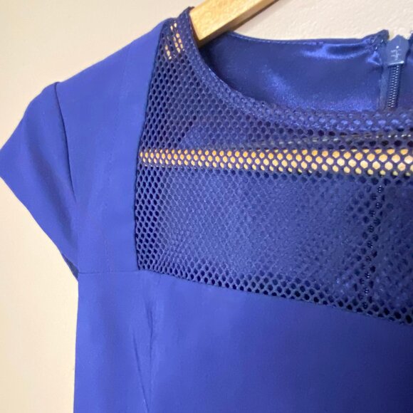 Office Siren Navy Black Label Sak’s Fifth Avenue Knee Length Dress - Picture 5 of 12